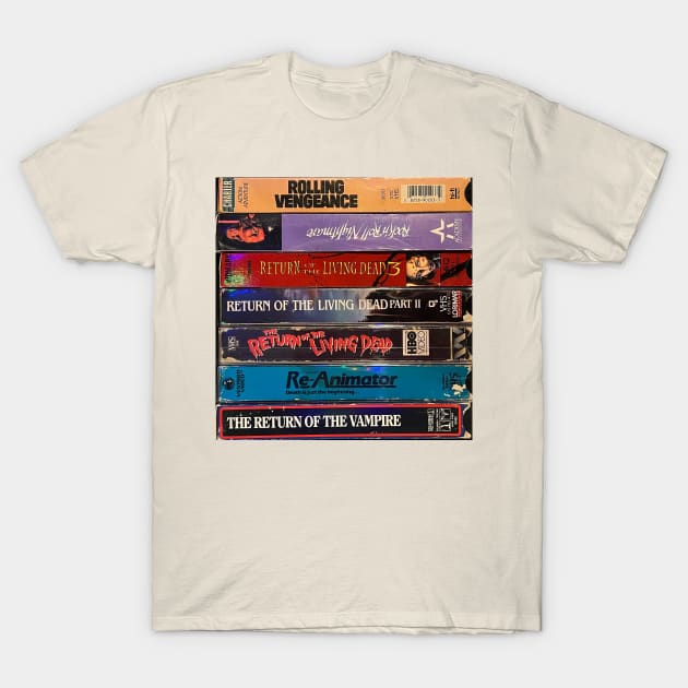 Movie Horror Retro Cassete 4 T-Shirt by generasilawas